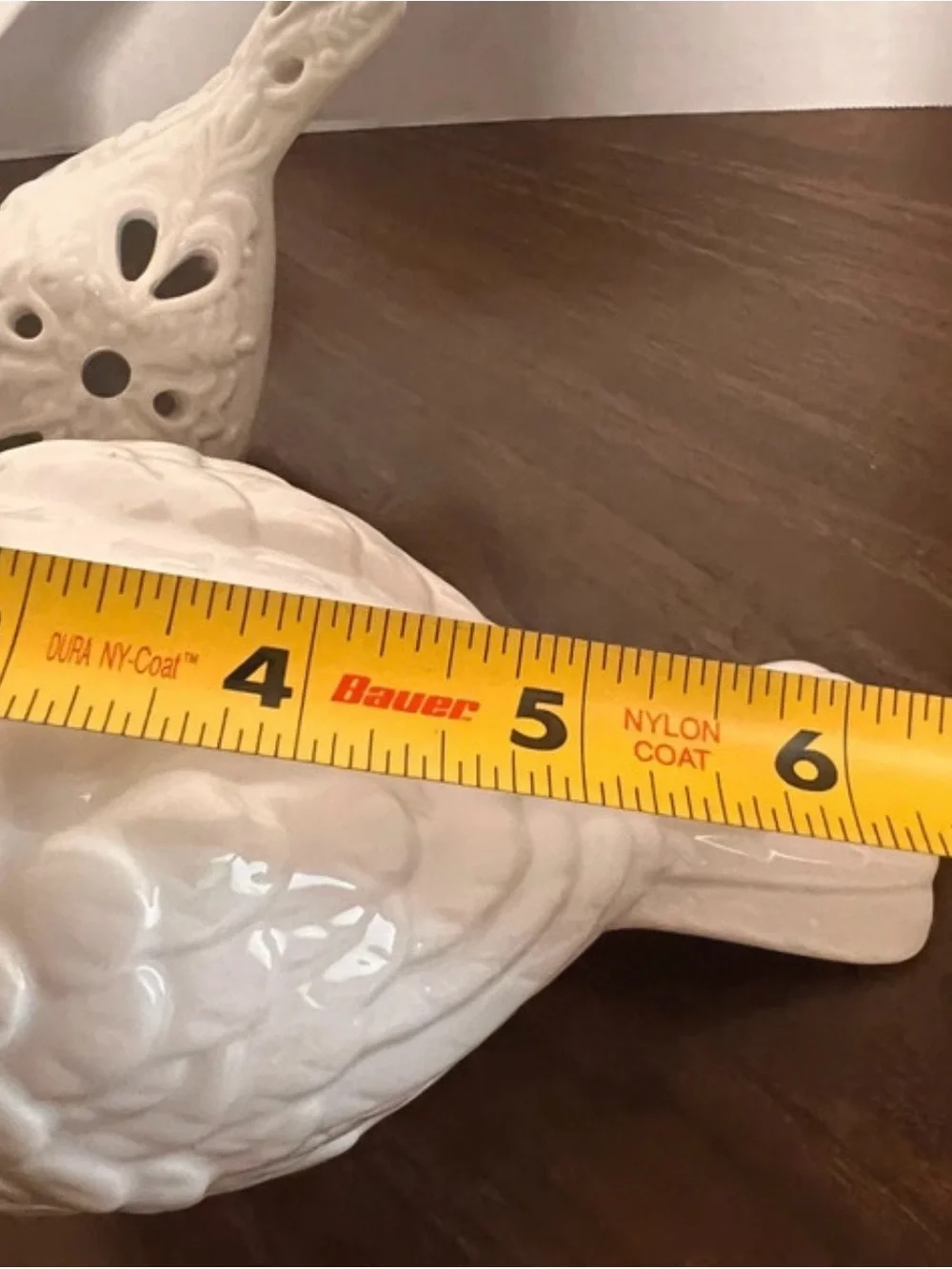 White Ceramic Bird Figurine Trio
